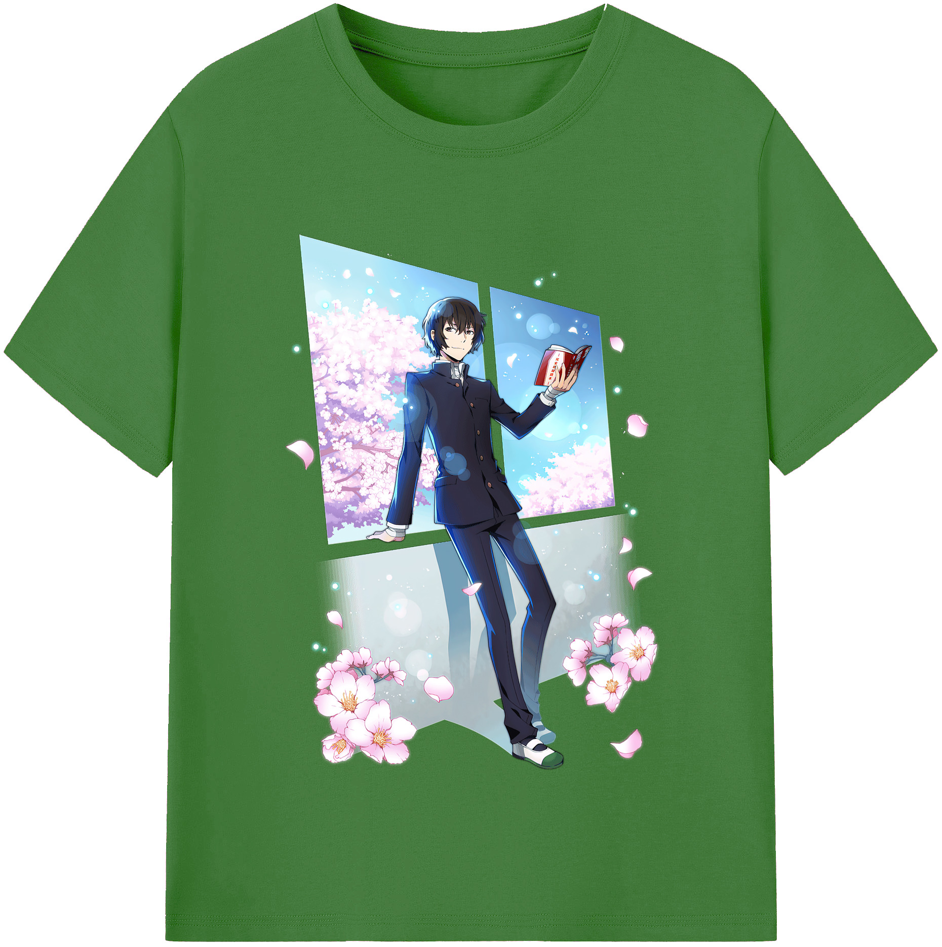 （画像用） 文豪ストレイドッグス Bungo Stray Dogs レディースカジュアルプリントTシャツ（綿100％）